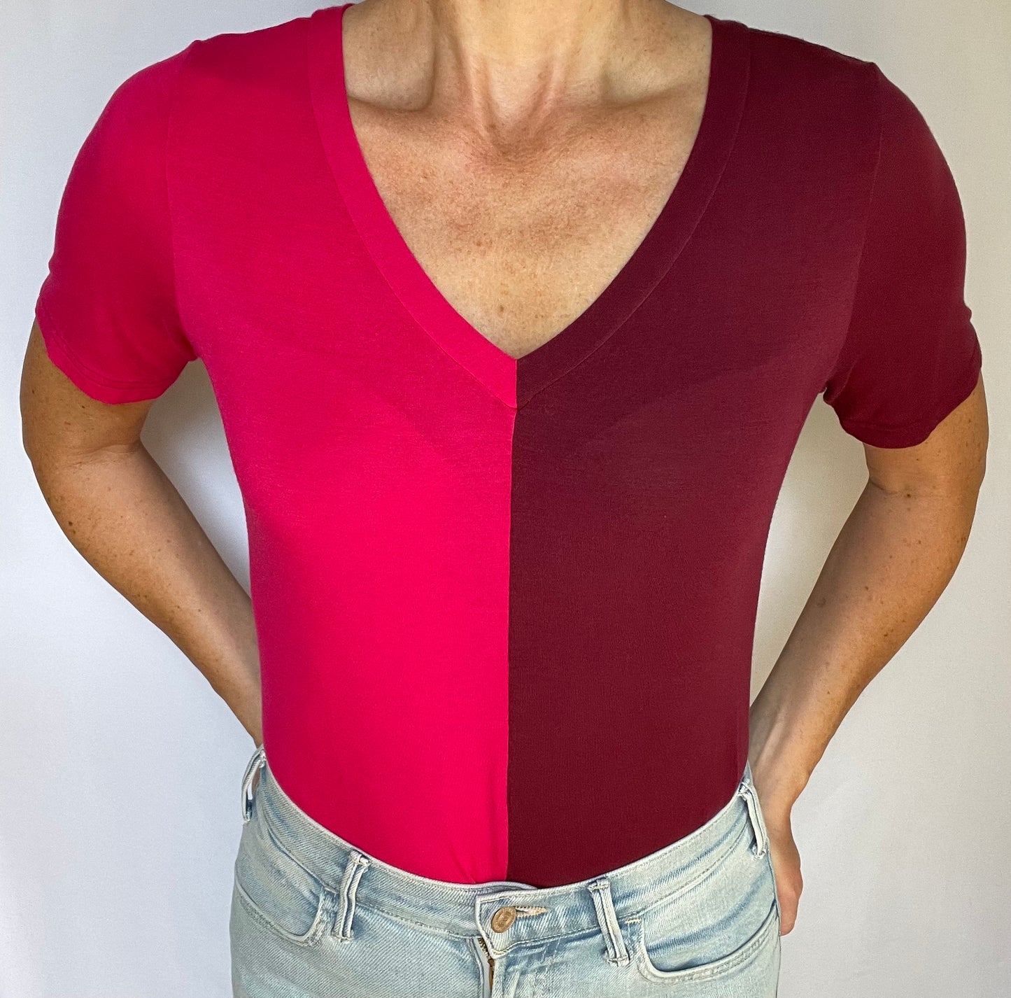 Short Sleeve V-Neck