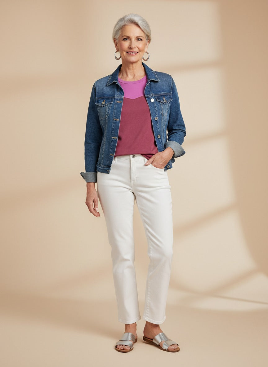 Two Toned Cap Sleeve Sweetheart