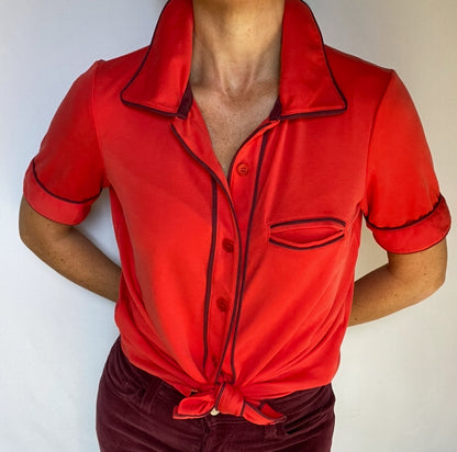 Short Sleeve PJ Top