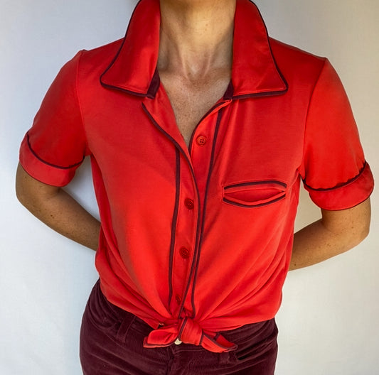 Short Sleeve PJ Top