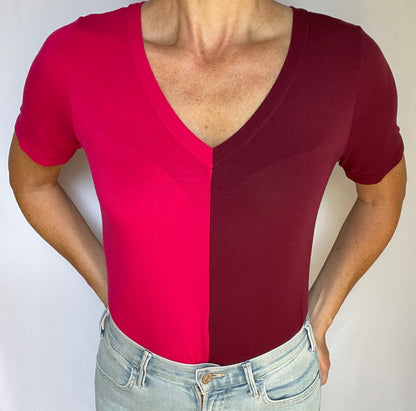 Short Sleeve V-Neck